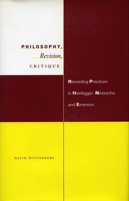 Philosophy, Revision, Critique 1