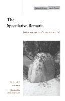 The Speculative Remark 1