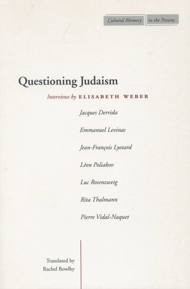 Elisabeth Weber - Questioning Judaism, Häftad