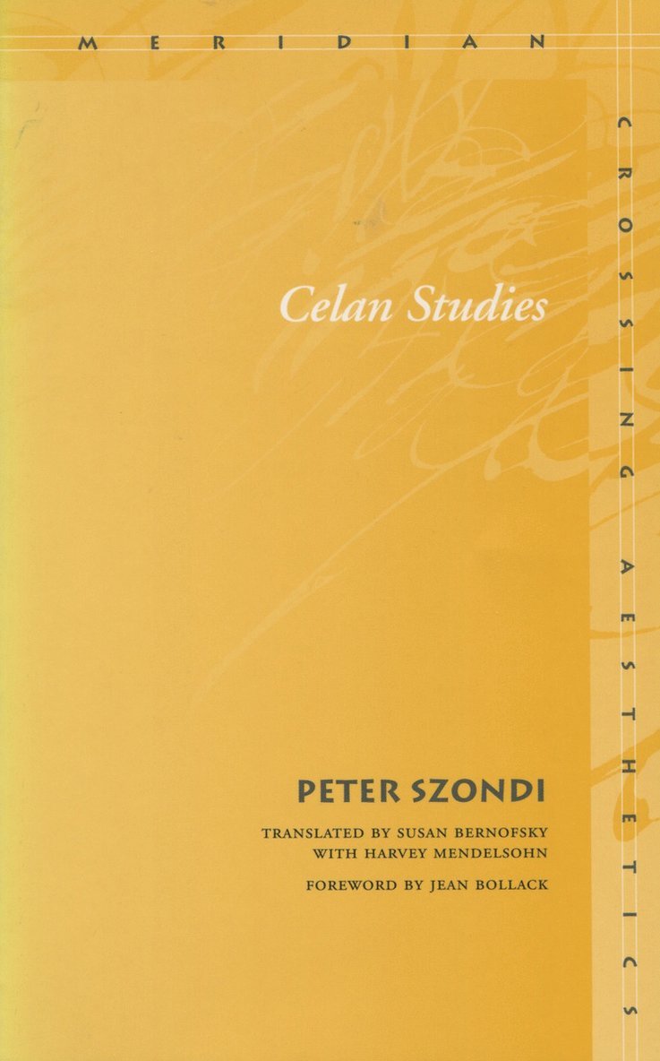 Celan Studies 1