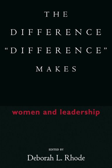 bokomslag Difference "Difference" Makes