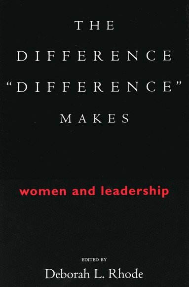 bokomslag Difference "Difference" Makes