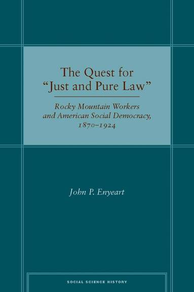 John P. Enyeart - Quest for "Just and Pure Law", Inbunden