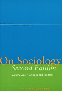 bokomslag On Sociology Second Edition Volume One