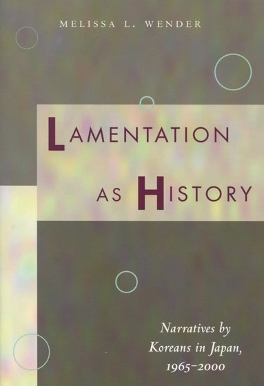 bokomslag Lamentation As History