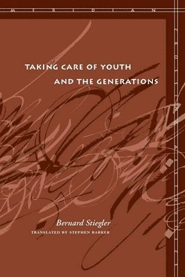 Bernard Stiegler - Taking Care of Youth and the Generations, Häftad