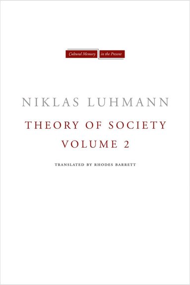 bokomslag Theory of Society, Volume 2