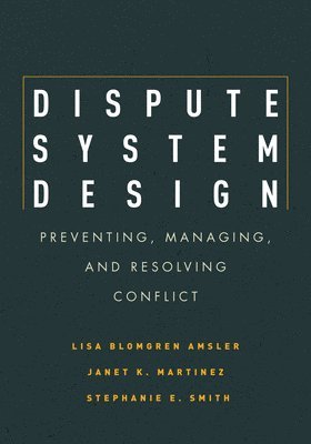 Dispute System Design 1