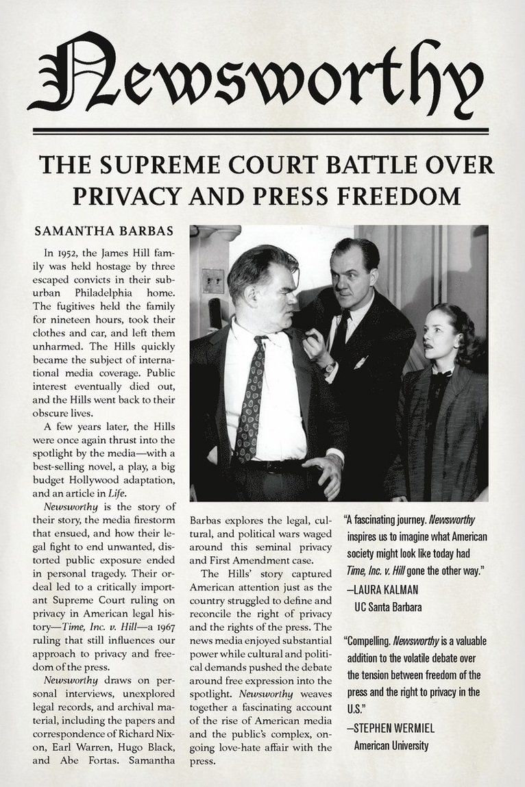 Samantha Barbas - Newsworthy, Inbunden