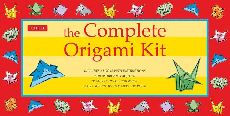 Tuttle Publishing - The Complete Origami Kit: Kit with 2 Origami How-To Books, 98 Papers, 30 Projects: This Easy Origami for Beginners Kit Is Great for Both Kids and Adul, Häftad
