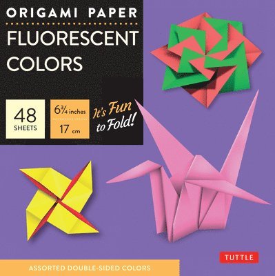 Origami Paper Fluorescent Colors 1