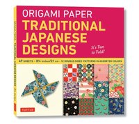 bokomslag Origami paper - traditional japanese designs large