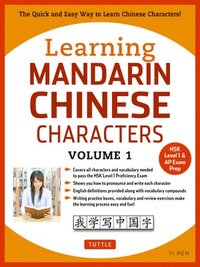 bokomslag Learning Mandarin Chinese Characters Volume 1: Volume 1