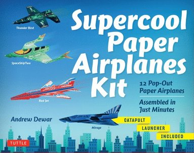 bokomslag Supercool Paper Airplanes Kit