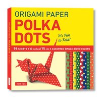 bokomslag Origami Paper Polka Dots