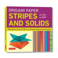 bokomslag Origami Paper Stripes and Solids
