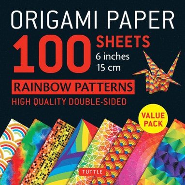 bokomslag Origami Paper 100 Sheets Rainbow Patterns 6" (15 cm)