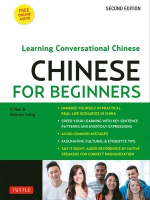 bokomslag Mandarin Chinese for Beginners: Fully Romanized and Free Online Audio