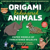 bokomslag Origami Endangered Animals Kit