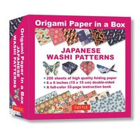 bokomslag Origami Paper in a Box - Japanese Washi Patterns 200 sheets