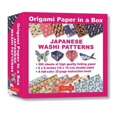 Origami Paper in a Box - Japanese Washi Patterns 200 sheets 1