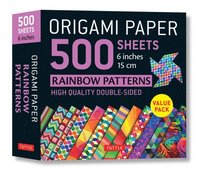 bokomslag Origami Paper 500 Sheets Rainbow Patterns 6 Inch (15 Cm)