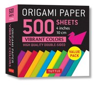 bokomslag Origami Paper 500 Sheets Vibrant Colors 4 (10 Cm)