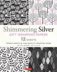 bokomslag Shimmering Silver Gift Wrapping Papers - 12 Sheets