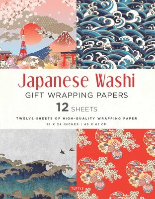 Tuttle Studio, . Tuttle Studio - Japanese Washi Gift Wrapping Papers - 12 Sheets, Häftad