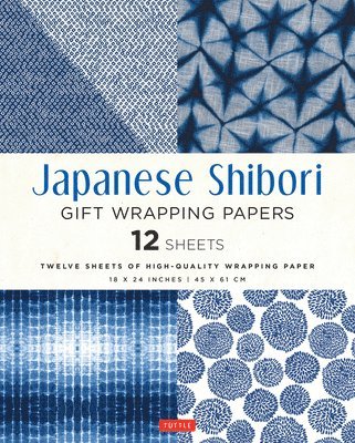 bokomslag Japanese Shibori Gift Wrapping Papers - 12 Sheets