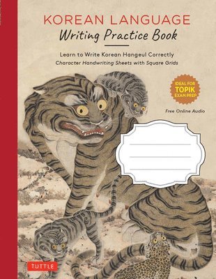 Korean Language Writing Practice Book 1