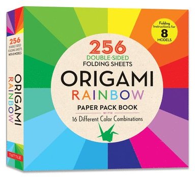Tuttle Studio - Origami Rainbow Paper Pack Book, Häftad