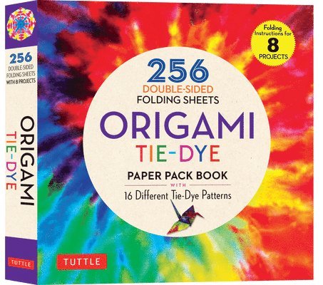 Tuttle Studio - Origami Tie-Dye Patterns Paper Pack Book, Häftad