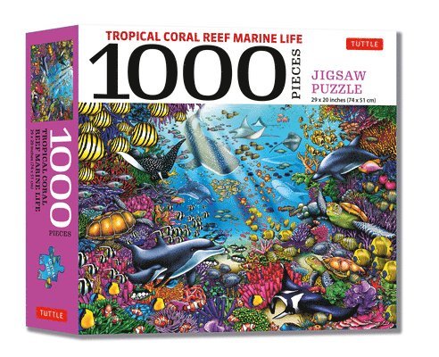 Tropical Coral Reef Marine Life - 1000 Piece Jigsaw Puzzle 1