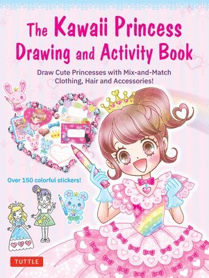 bokomslag The Kawaii Princess Drawing and Activity Book