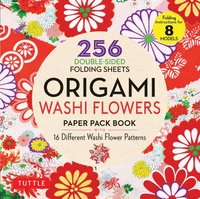 bokomslag Origami Washi Flowers Paper Pack Book