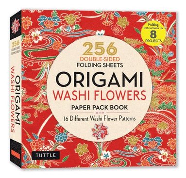 bokomslag Origami Washi Flowers Paper Pack Book