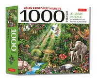 bokomslag Asian Rainforest Wildlife - 1000 Piece Jigsaw Puzzle: Finished Size 29 in X 20 Inch (74 X 51 CM)