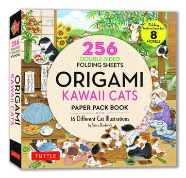 bokomslag Origami Kawaii Cats Paper Pack Book