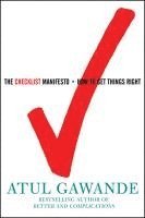 Checklist Manifesto 1