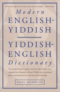 bokomslag Modern English-Yiddish Dictionary