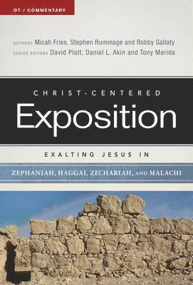 bokomslag Exalting Jesus in Zephaniah, Haggai, Zechariah, and Malachi