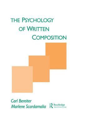 bokomslag Psychology of Written Composition