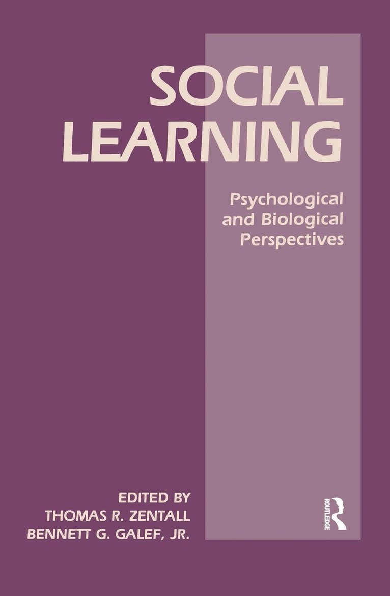 Thomas R. Zentall, B. G. Galef, Jr. - Social Learning, Häftad