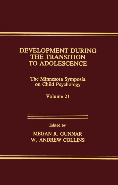 bokomslag Development During the Transition to Adolescence