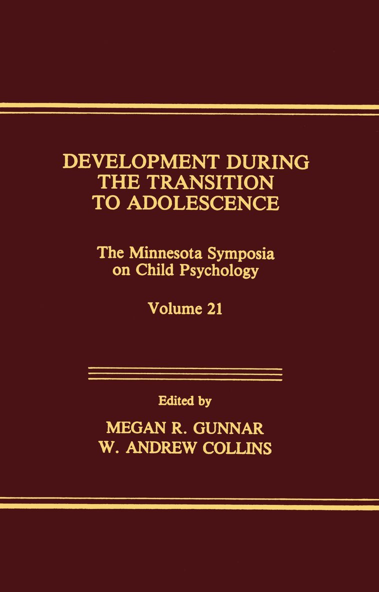 Development During the Transition to Adolescence 1