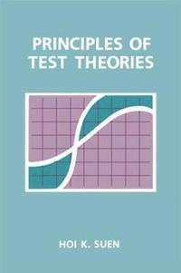 bokomslag Principles of Test Theories