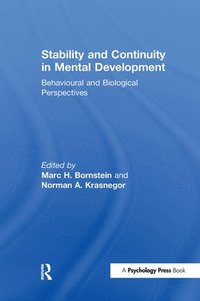 bokomslag Stability and Continuity in Mental Development