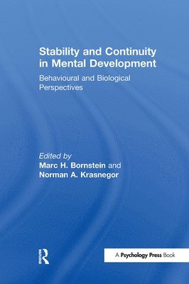Stability and Continuity in Mental Development 1