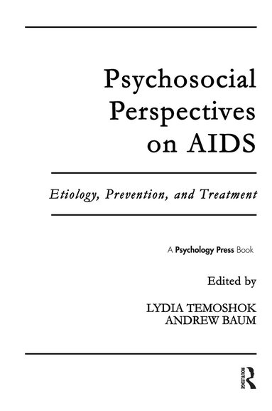 Lydia Temoshok, Andrew S. Baum - Psychosocial Perspectives on Aids, Inbunden